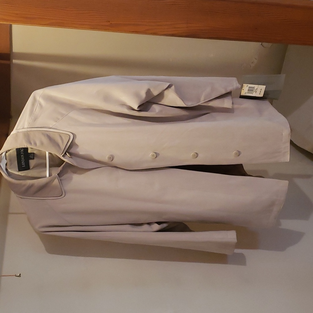 Cream jacket London fog